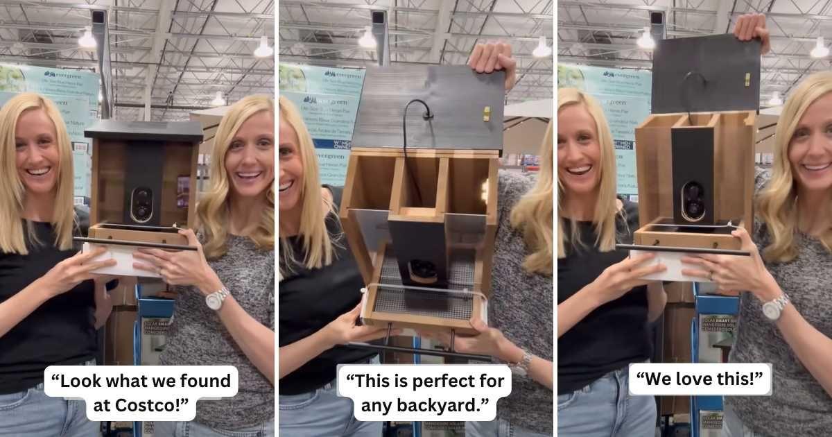 Costco shoppers review a high-tech bird feeder launched recently by the retail chain. (Cover Image Source: TikTok | @costcotwins)