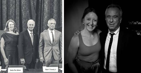 Casey Means is pictured standing near Robert F. Kennedy, Jr.