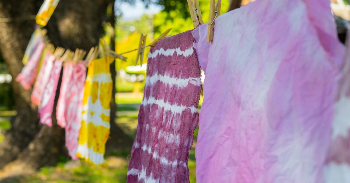 How to TieDye With Plants — Coronavirus DIY Ideas