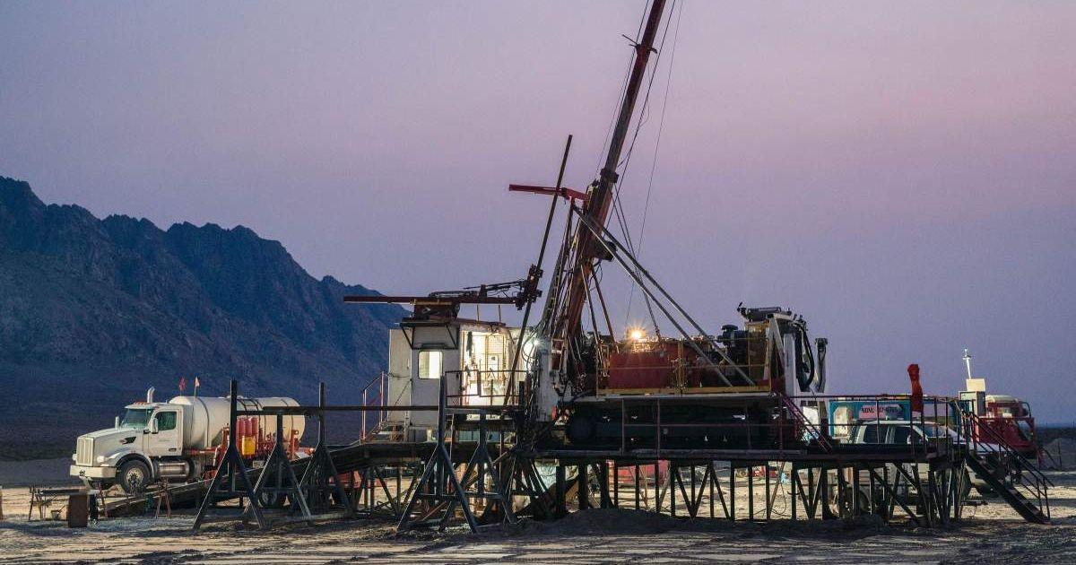 Geothermal drilling set up by Utah-based energy company Zanskar. (Cover Image Source: zanskargeothermal.substack.com)