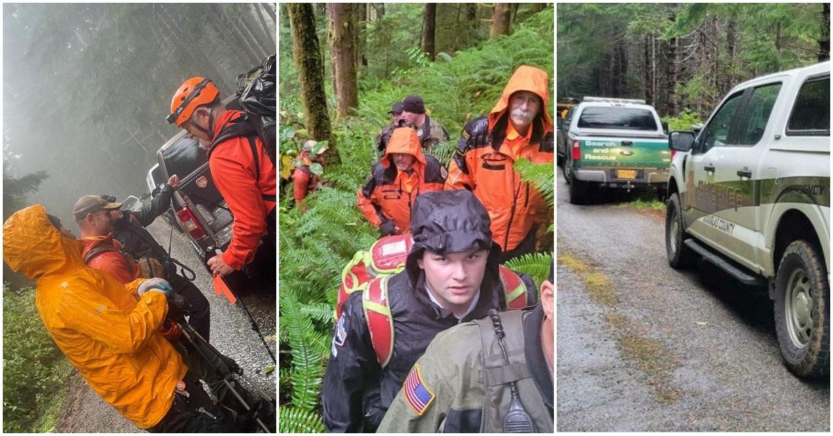 Photographs from the Search and Rescue team at the Douglas County Oregon Sheriff's Department