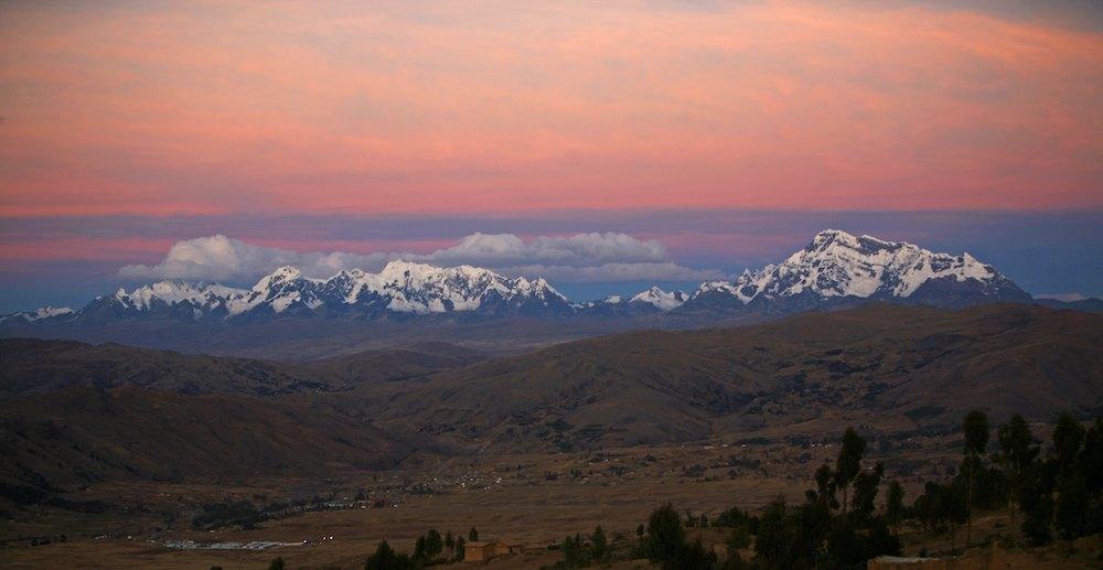 The Andes Mountains in Peru