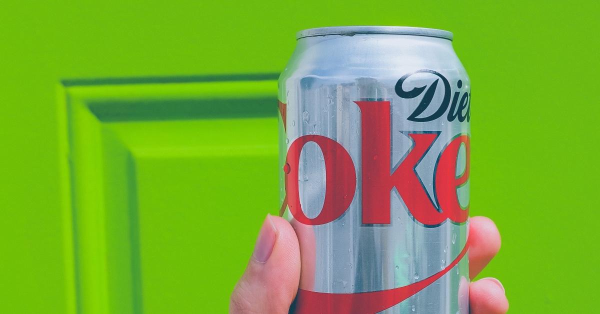 Can of Diet Coke. 