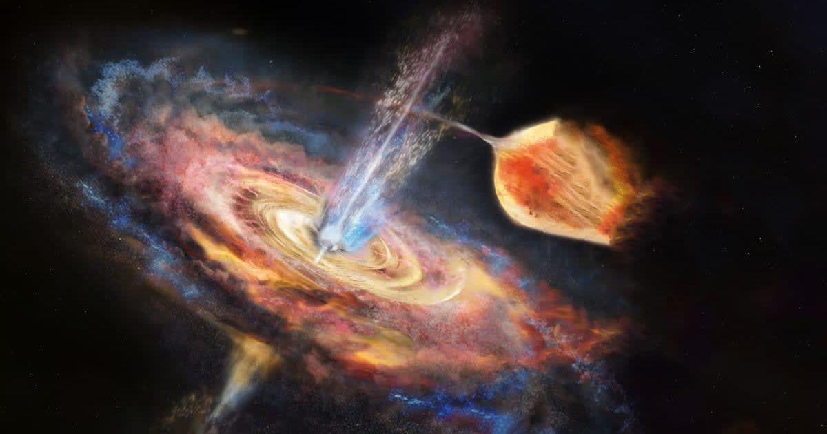 Black hole eating a star. Elements of this image furnished by NASA. (Representative Cover Image Source: Getty Images | Elen11)