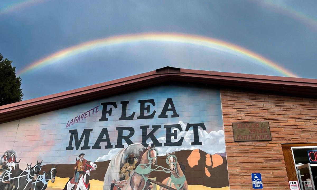 Mural on Lafayette Flea Market