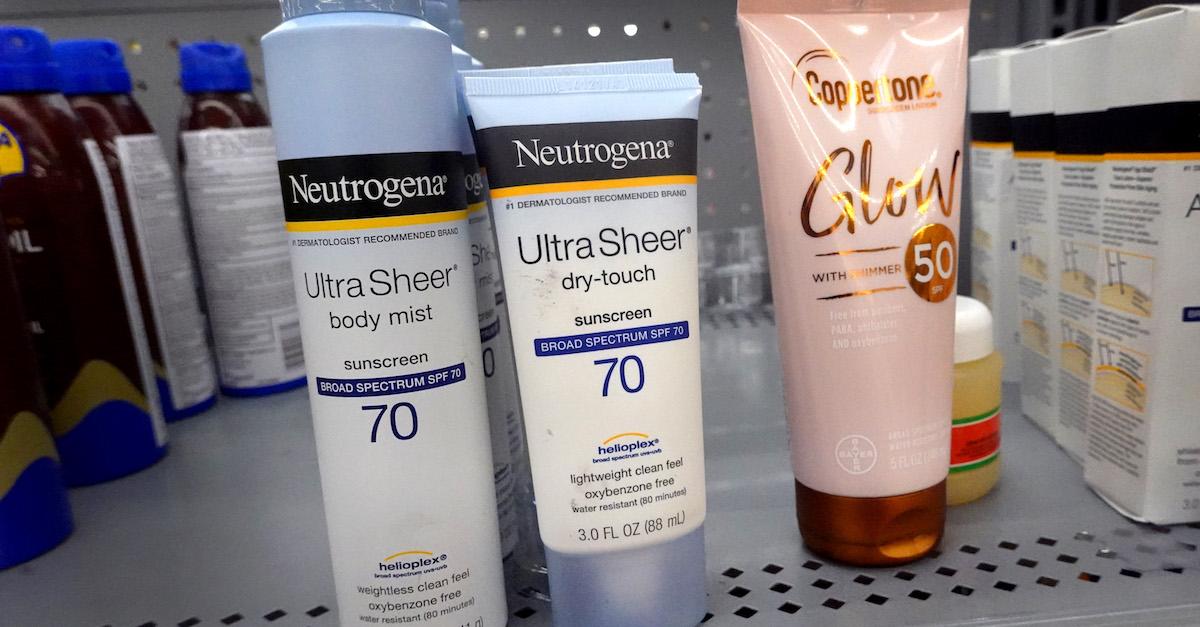 Sunscreen Recall Benzene