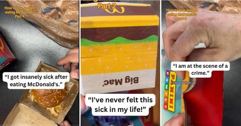 McDonald's customer shocked to find maggots inside her Big Mac (Cover Image Source: TikTok | @FresaConCrema313)