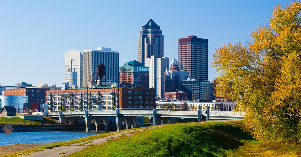 Photo of the Downtown Des Moines Skyline