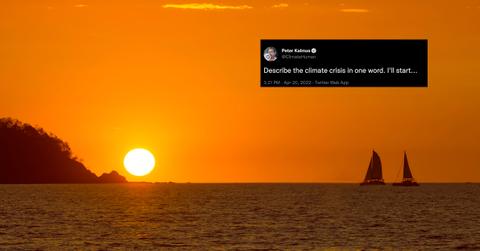 Climate Crisis One Word