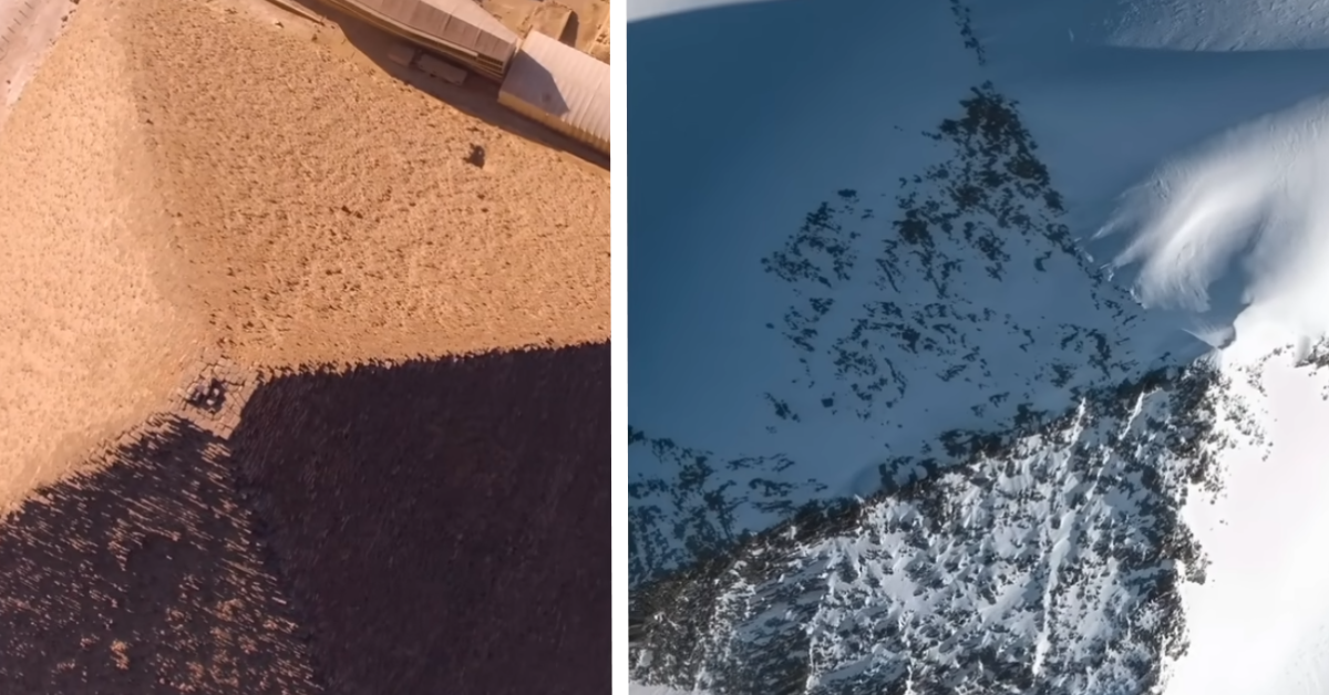 A side-by-side look at pyramids in Egypt and the peak found in Antarctica  