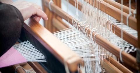 A sewing loom.