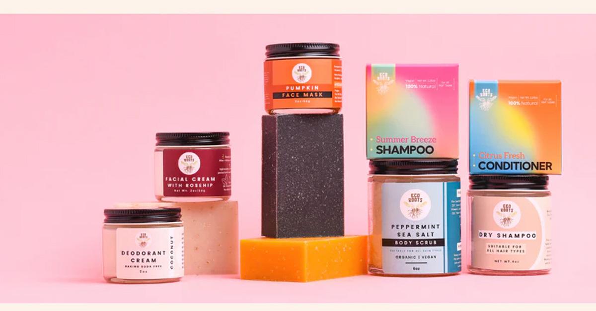 vegan, zero-waste bath and body products