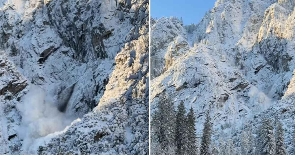A photographer captured an avalanche in Yosemite National Park. (Cover Image Source: Instagram | @maxloew)
