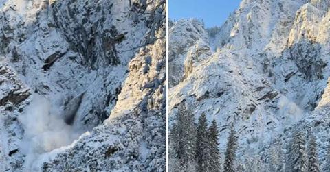 A photographer captured an avalanche in Yosemite National Park. (Cover Image Source: Instagram | @maxloew)