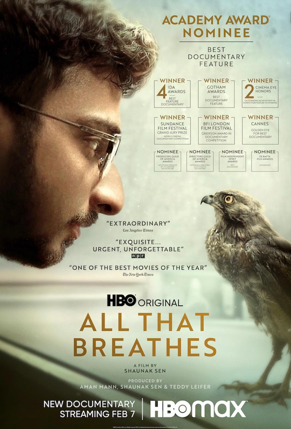 'All That Breathes' Oscar Nominated Documentary HBO