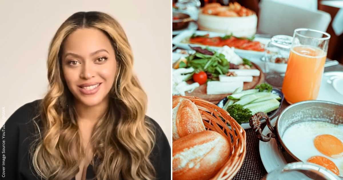 (L) Beyonce on the behind-the-scenes footage for 'Mufasa: The Lion King.' (Cover Image Source: YouTube | @GMA) | (R) A table filled with a variety of breakfast dishes. (Representative Cover Image Source: Pexels | Emrah Tolu)