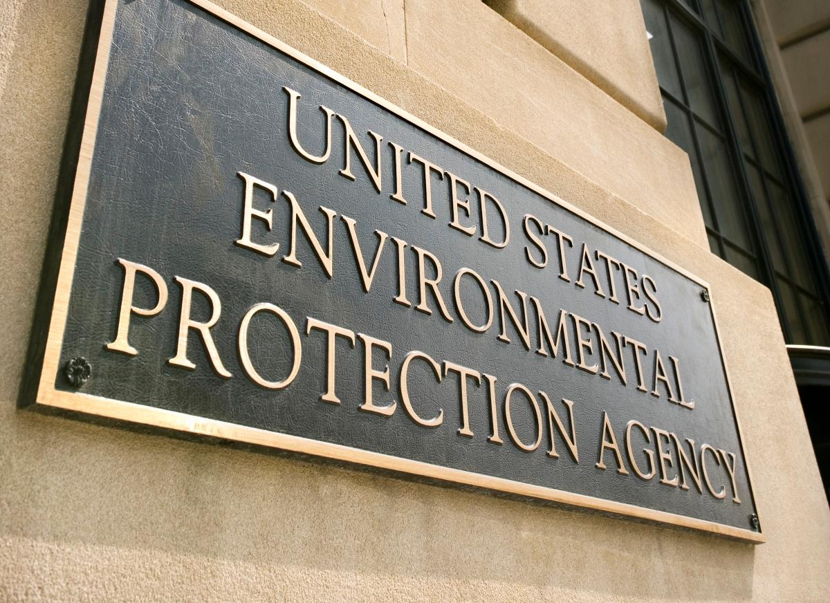 Environmental Protection Agency sign