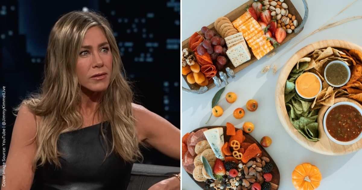 (L) Jennifer Aniston appears on Jimmy Kimmel Live. (Cover Image Source: Instagram | @JimmyKimmelLive) | (R) A variety of healthy snack items on a table. (Representative Cover Image Source: Pexels | RDNE Stock Project)