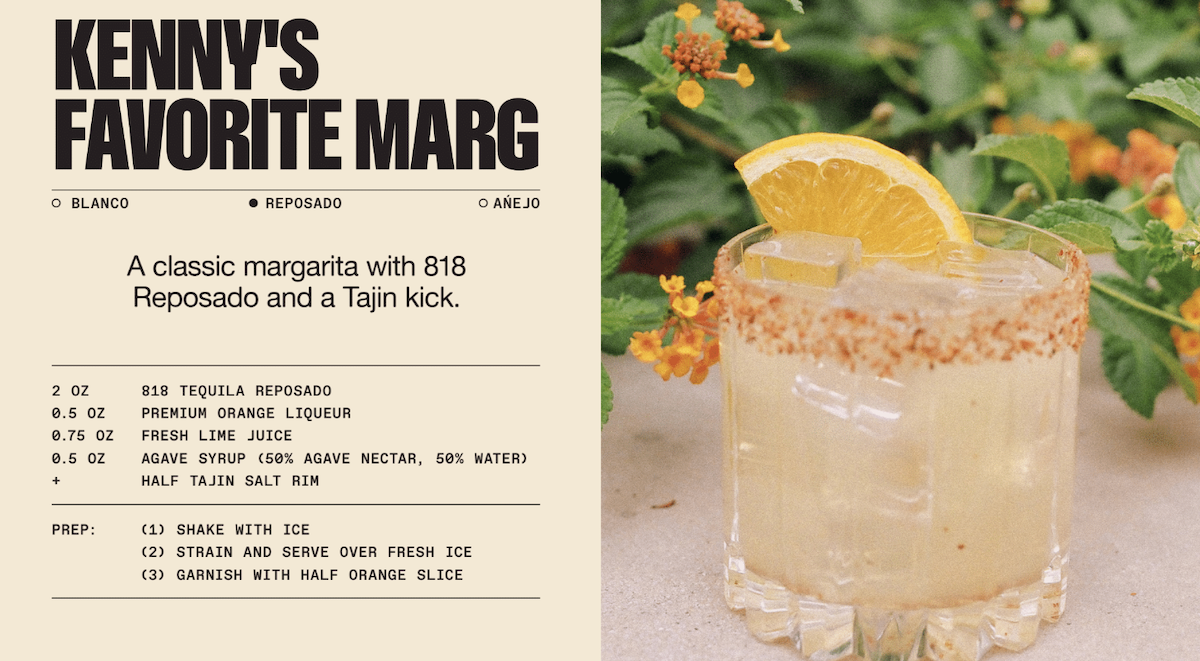 818 Tequila Kendall Jenner Margarita Recipe