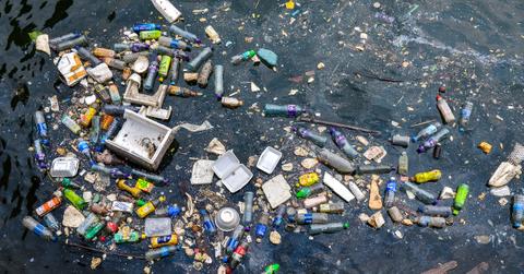 ocean plastic satellites