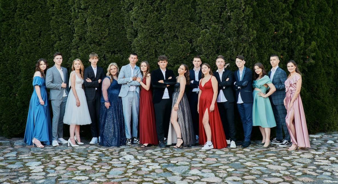 high school prom photo