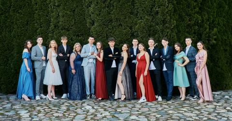 high school prom photo