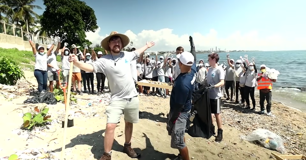 TeamSeas, By MrBeast and Mark Rober, Are Cleaning Up Beaches, Oceans