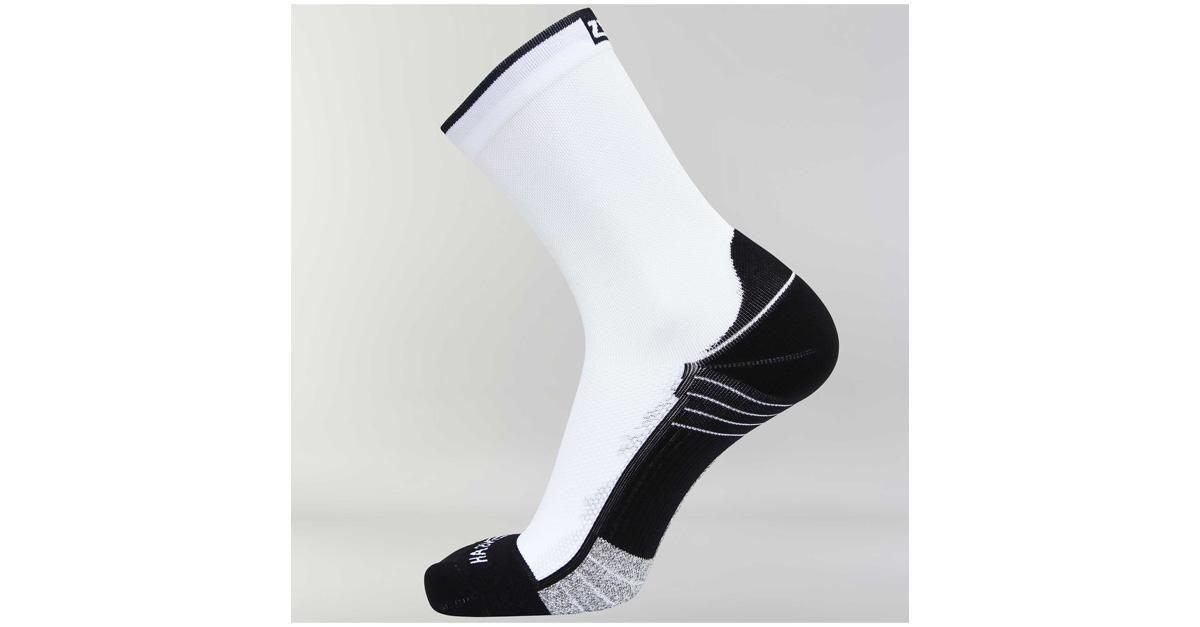 black and white compression sock