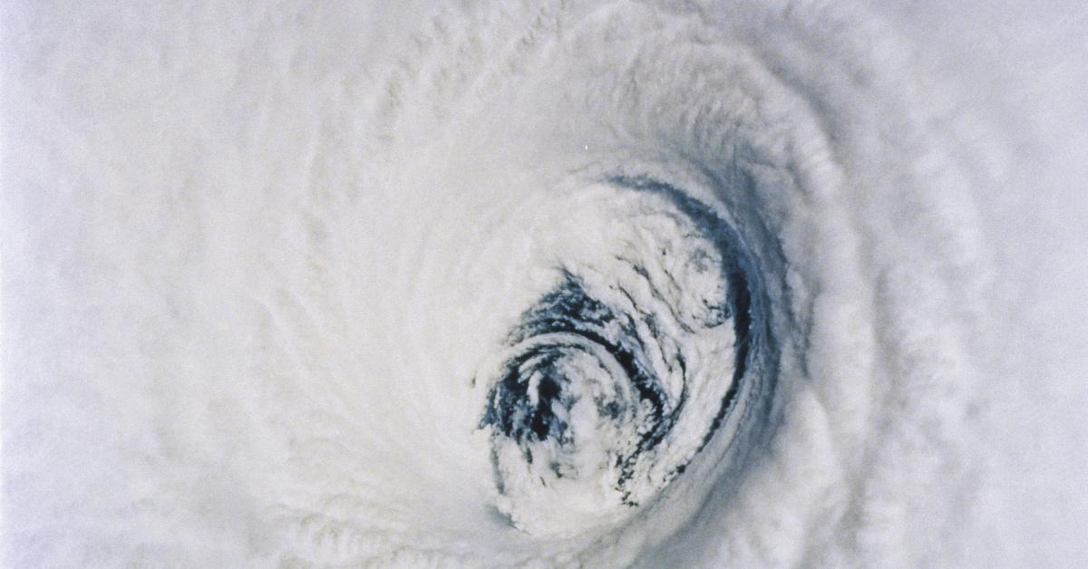 Hurricane from space.