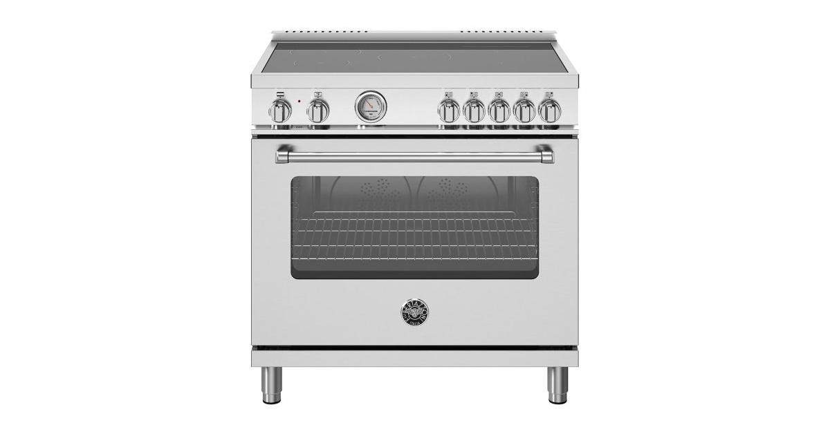 stainless steel electric range