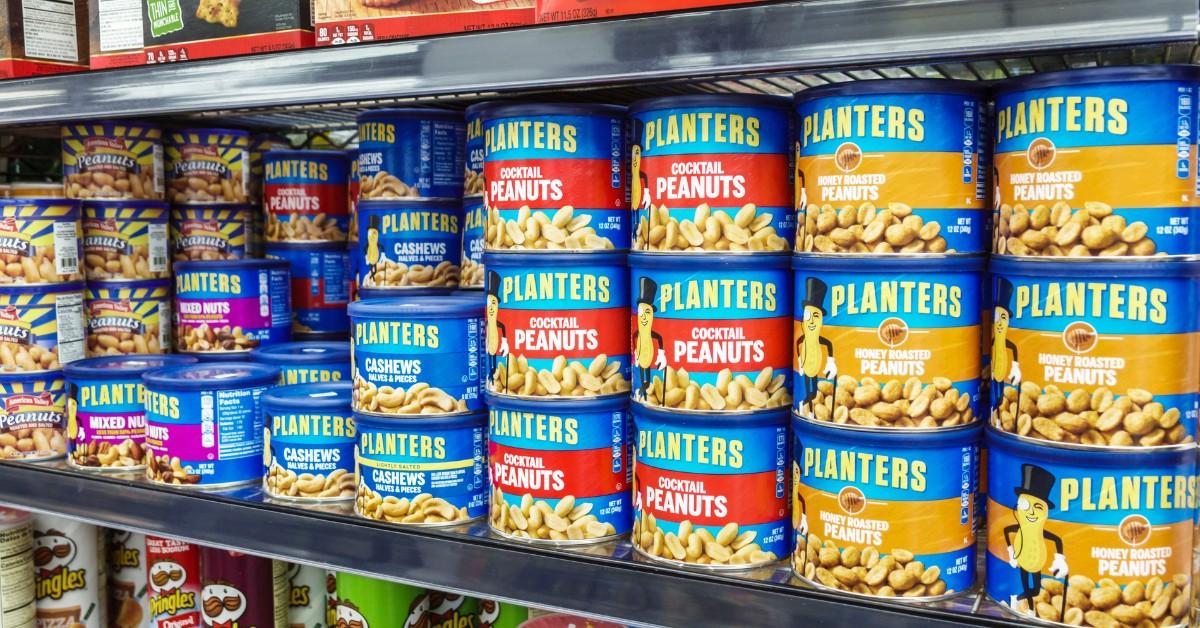 Planters nuts at the store