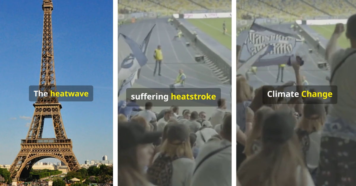 Paris faces a climate change related heat wave during Olympics