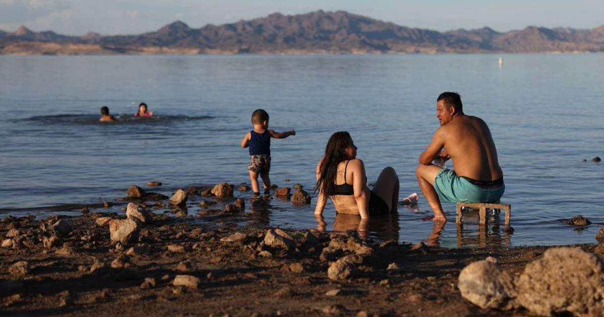 People enjoying the view of Lake Mead's Boulder Beach. (Representative Cover Image Source: Getty Images | Justin Sullivan)