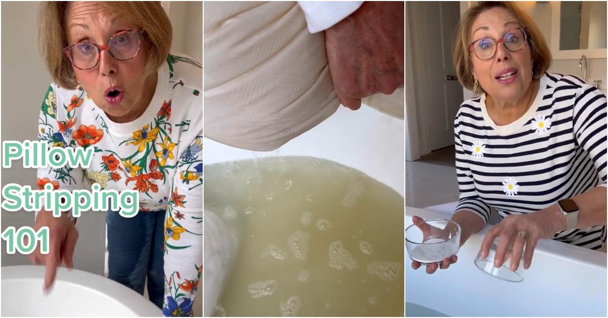 One Viral Woman Advocates for Stripping Your Pillows