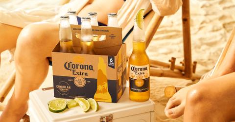 Corona Biodegradable Six-Packs Barley