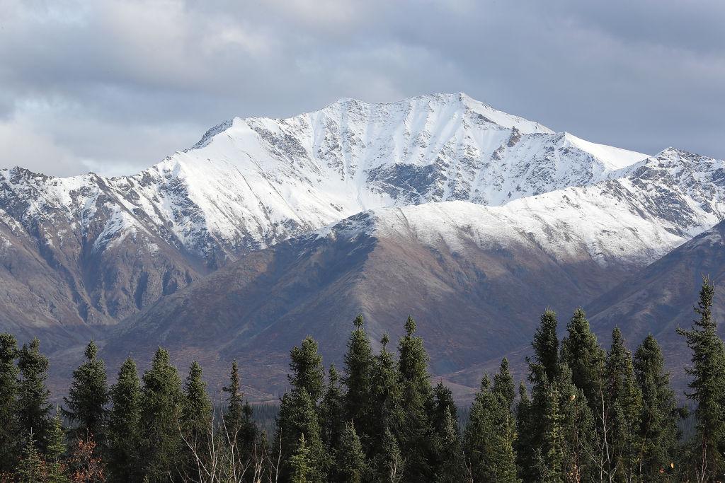 Mountainous landscape near Denali in Alaska