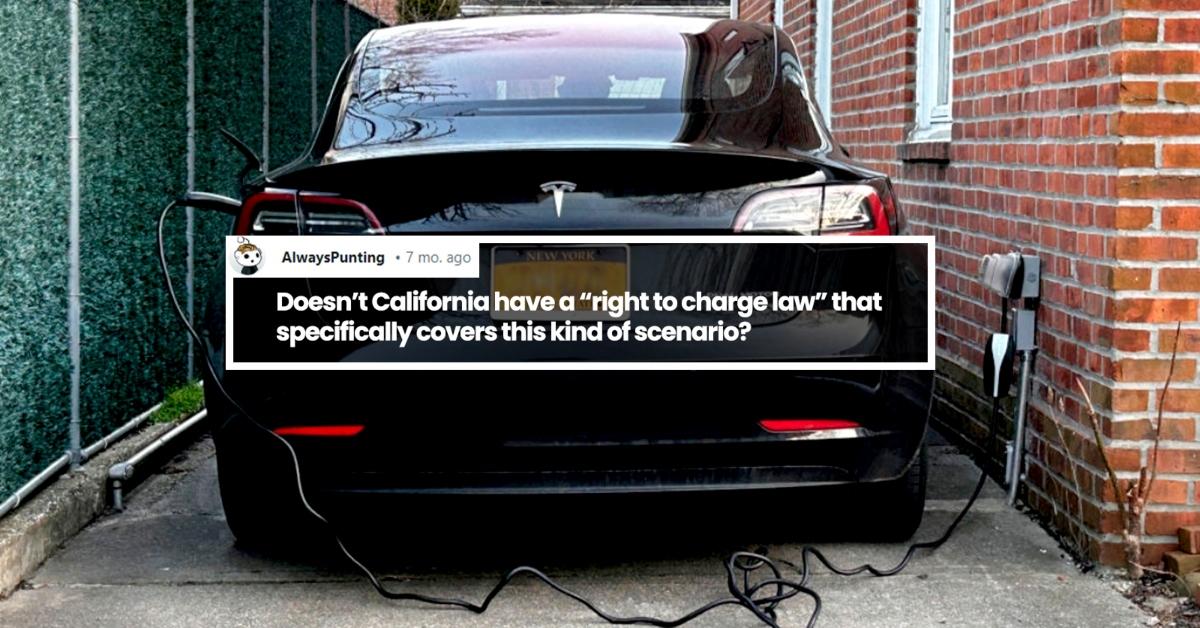 HOA Won't Let Homeowner Charge Tesla in His Garage
