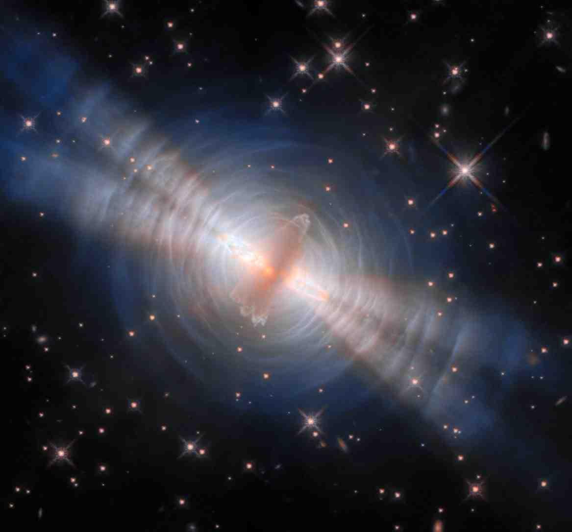The Egg Nebula is pictured as taken by NASA’s Hubble Space Telescope on Feb. 10, 2026.