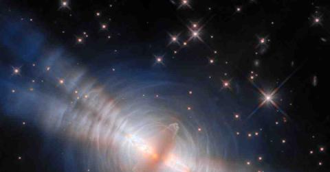 The Egg Nebula is pictured as taken by NASA’s Hubble Space Telescope on Feb. 10, 2026.