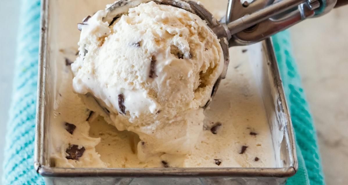 a scoop of ice cream