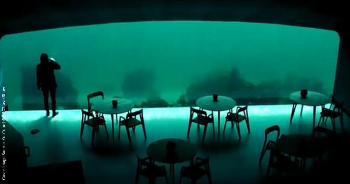 Submerged restaurant, Under, in Lindesnes, Norway. (Cover Image Source: YouTube | @BBCTravelShow)