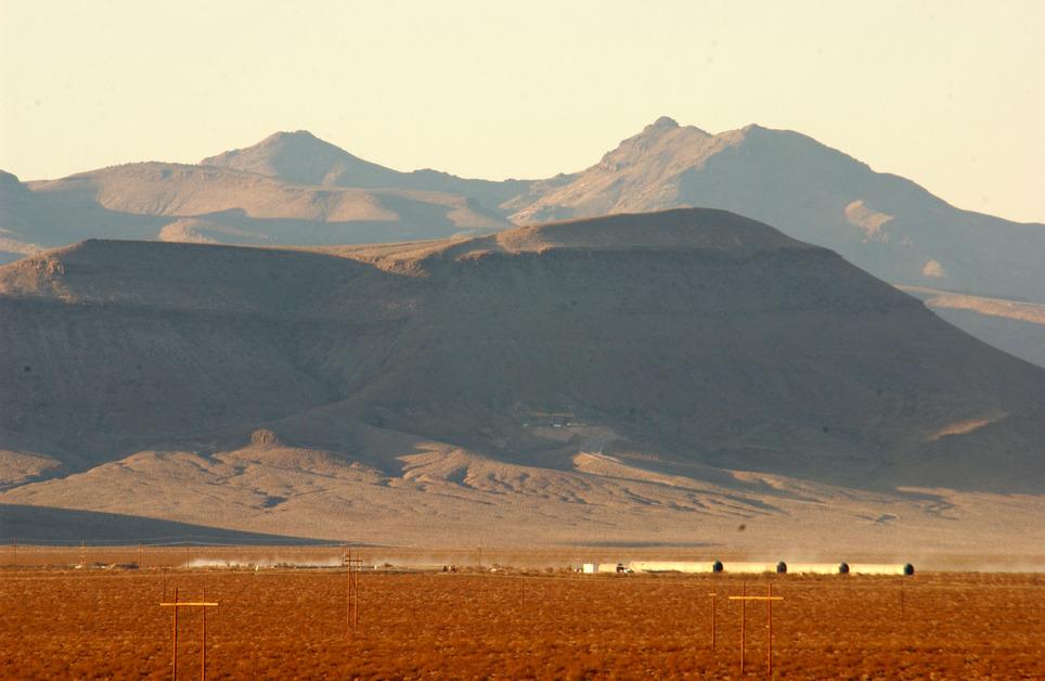 View of Yucca Mountain