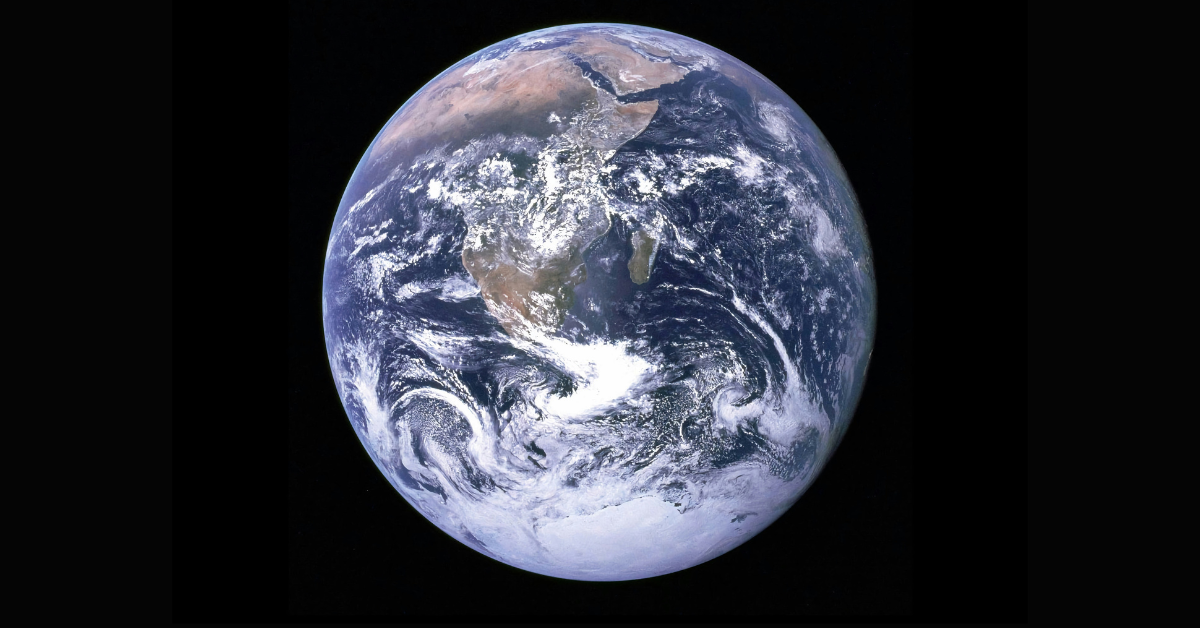 Planet Earth as seen from space