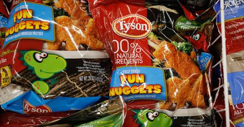 Photograph of Tyson Foods Dinosaur Fun Nuggets