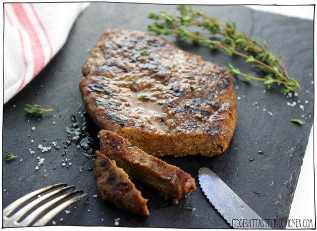 vegan seitan steak recipe meat how to make vital wheat gluten from scratch