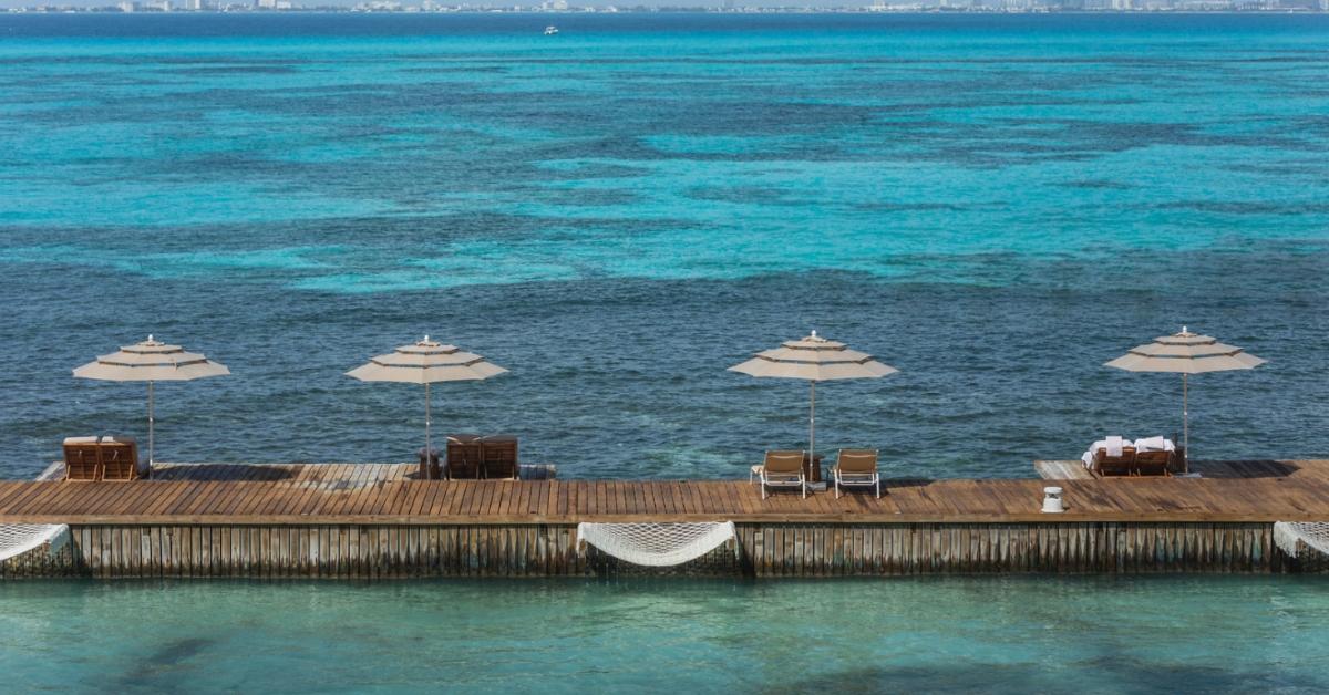 The sundeck at Impression Isla Mujeres by Secrets.