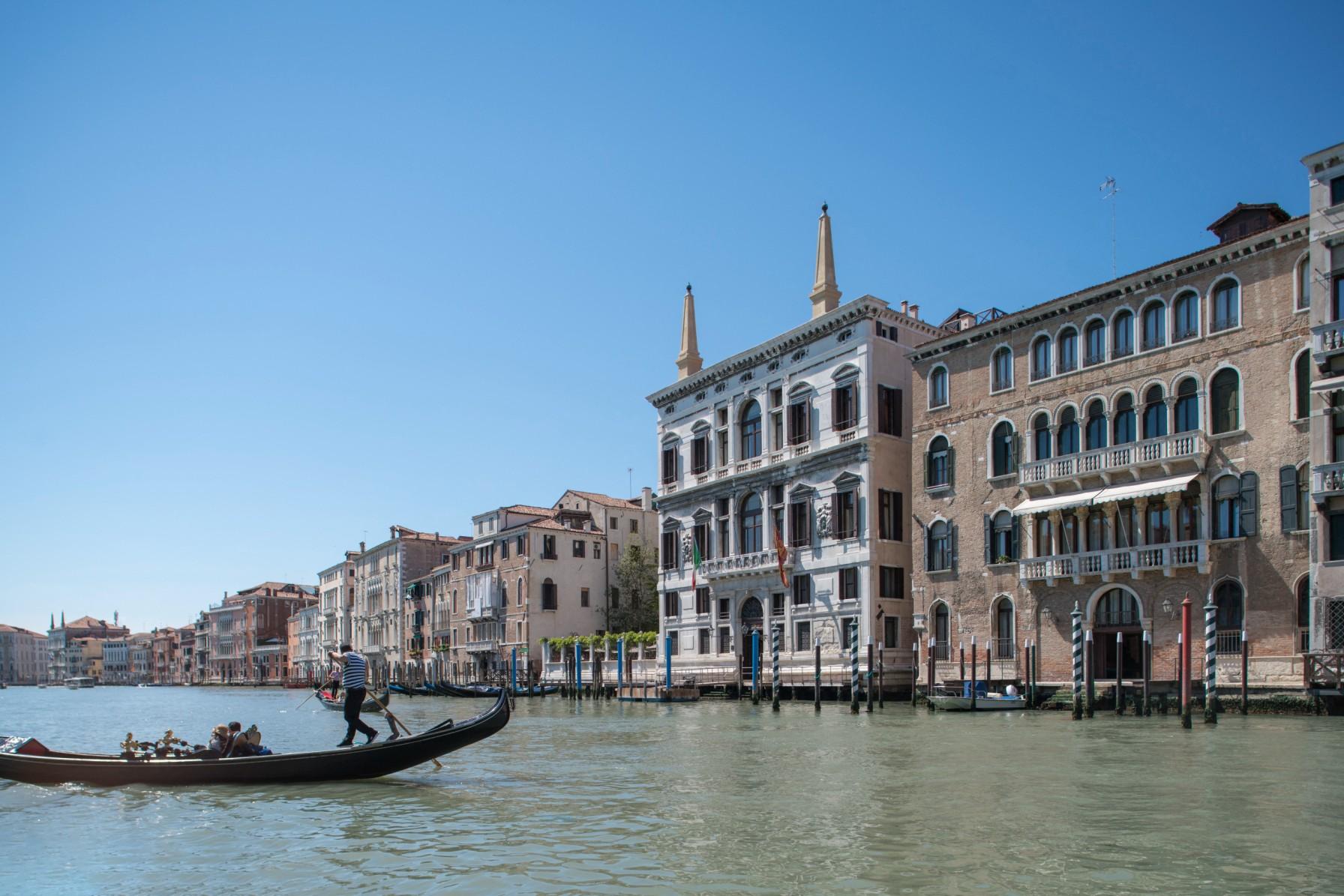 The site of the Venice hotel where Bezos and Sanchez are planning to celebrate their wedding.