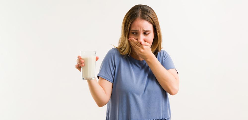 Woman Sick After Drinking Milk