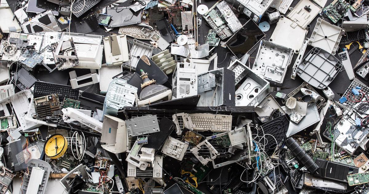 Physical computer waste