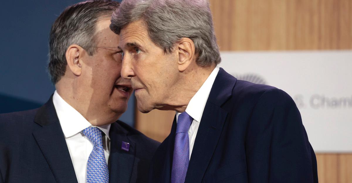 John Kerry and Ebrard